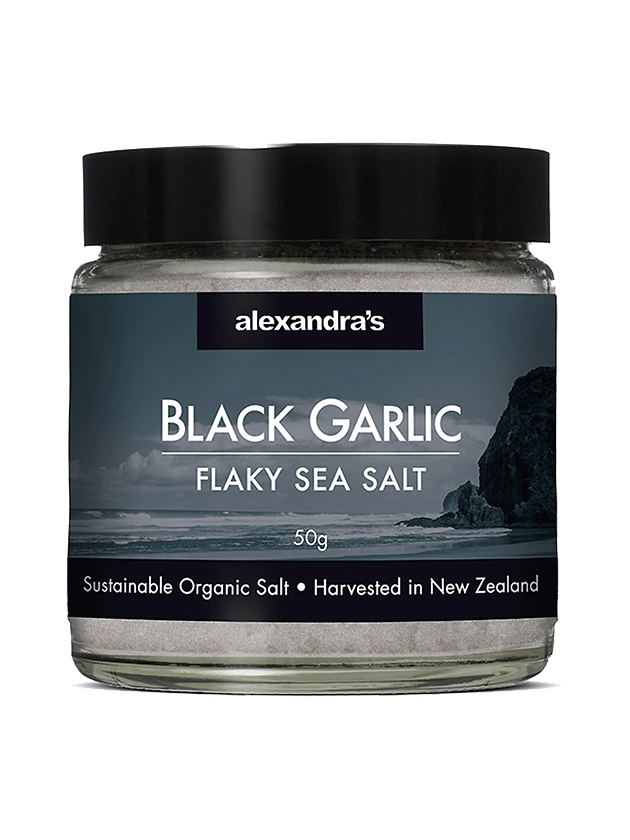 Black Garlic Flaky Sea Salt