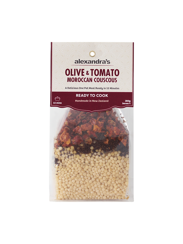 Olive and Tomato Moroccan Couscous