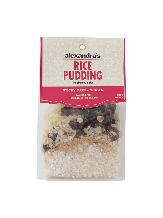 Sticky Date and Ginger Rice Pudding