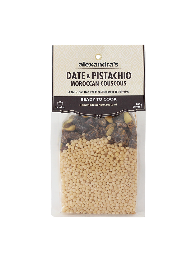Date and Pistachio Moroccan Couscous